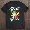 Best Buds Weed Pitbull Dog With Gold Marijuana Leaf Dog Gift Tee