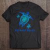 Bethany Beach Delaware Sea Blue Tribal Turtle Tee