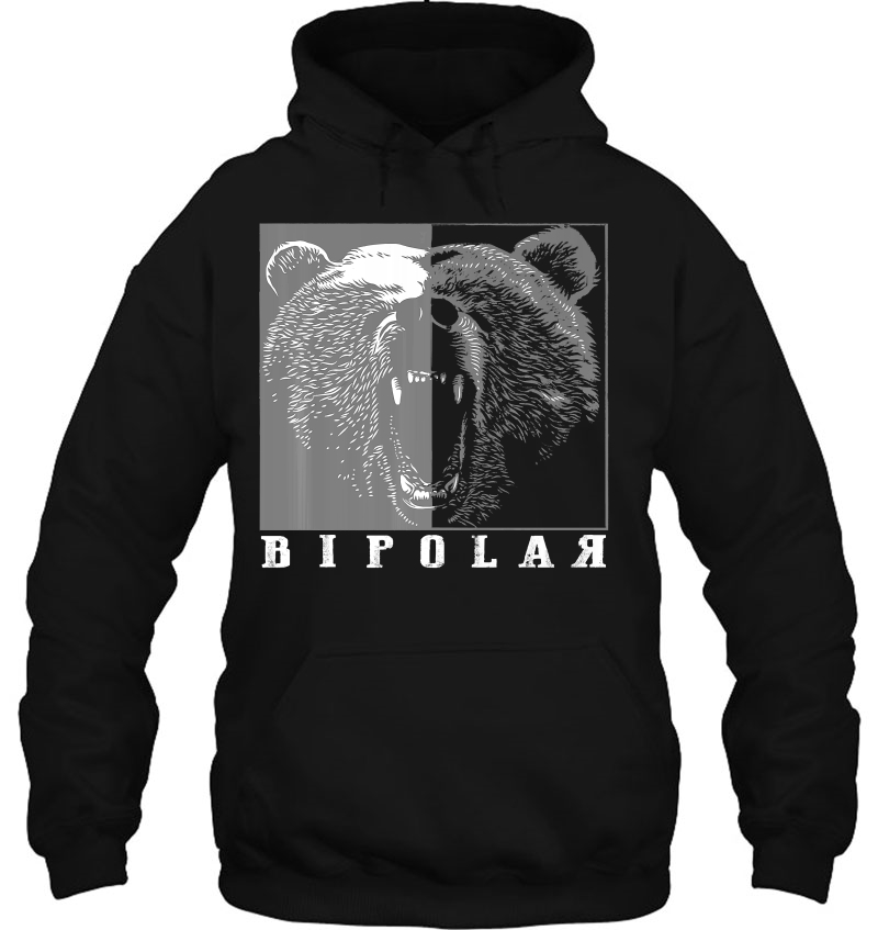 Bipolar Shirt Cute Mental Disorder Polar Bear Tee Gift Mugs