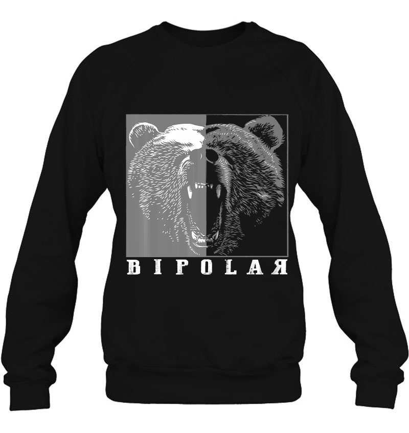 Bipolar Shirt Cute Mental Disorder Polar Bear Tee Gift Mugs