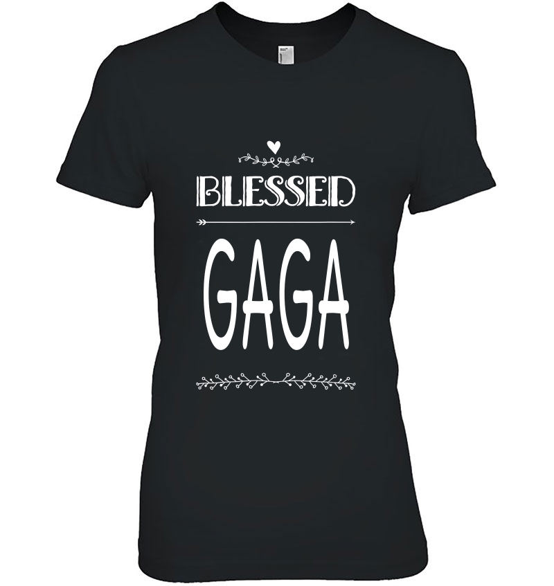 Blessed Gaga Grandma Cute Print For Gaga Gift Present Hoodie