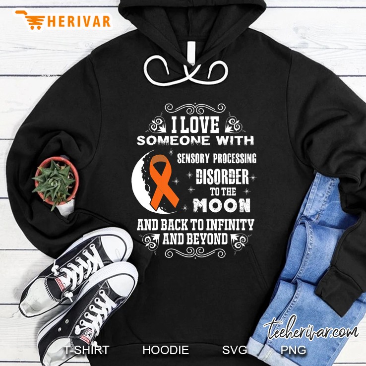 Sensory Processing Disorder Awareness Support Ribbon Hoodie