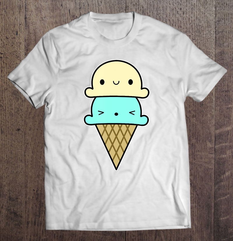 Ice Cream Shirt for Women Kids Toddler Girls and Boys Unisex T-Shirt 