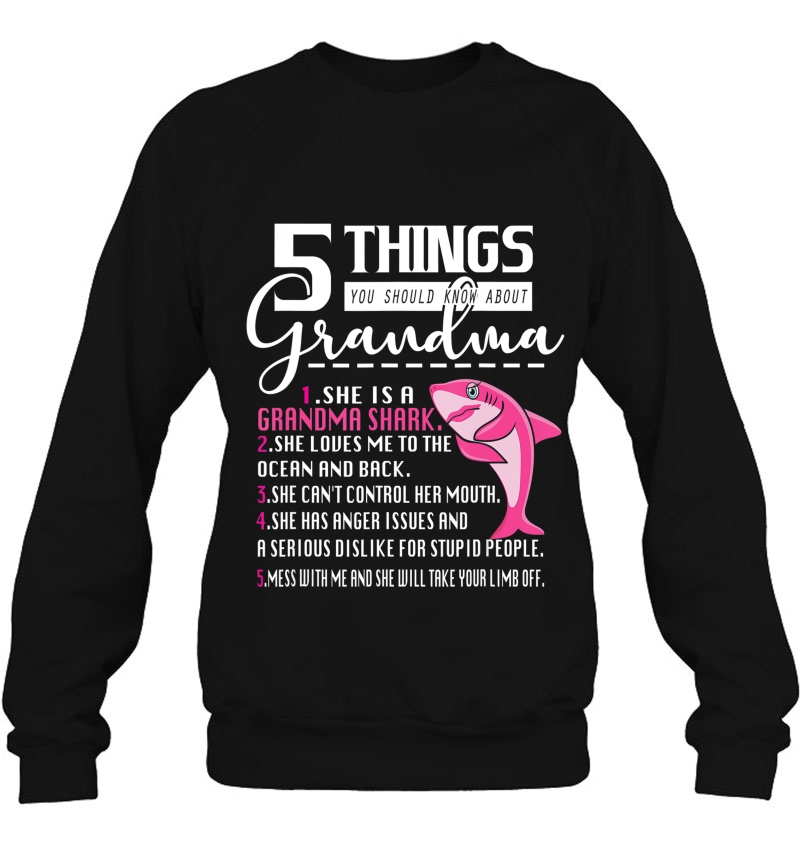 5 Things You Should Know About My Grandma Shark Cute Gift Mugs