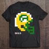 8-Bit Retro Vintage Video Game Green Bay Football Tee