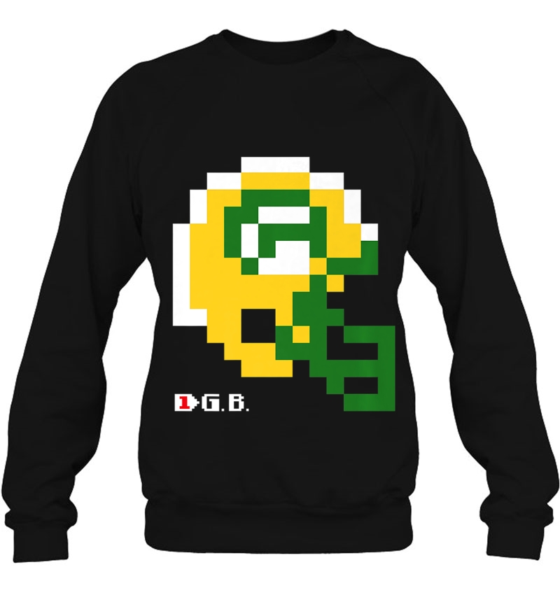 8-Bit Retro Vintage Video Game Green Bay Football Sweatshirt