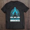 Allergy Asthma Awareness Light Blue Ribbon Support Fight Tee