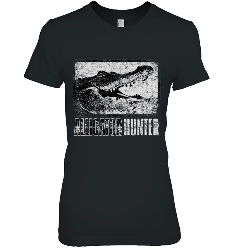 Alligator Hunter Shirt Outdoor Gator Hunting Gift Tee Hoodie