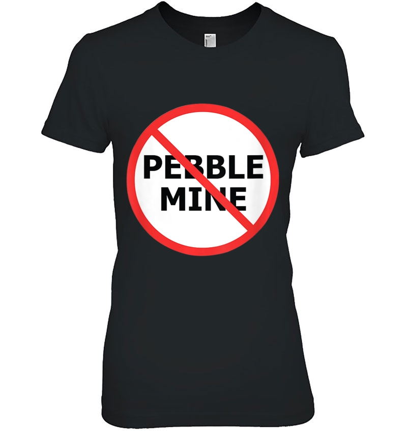 Back Design No Pebble Mine Hoodie