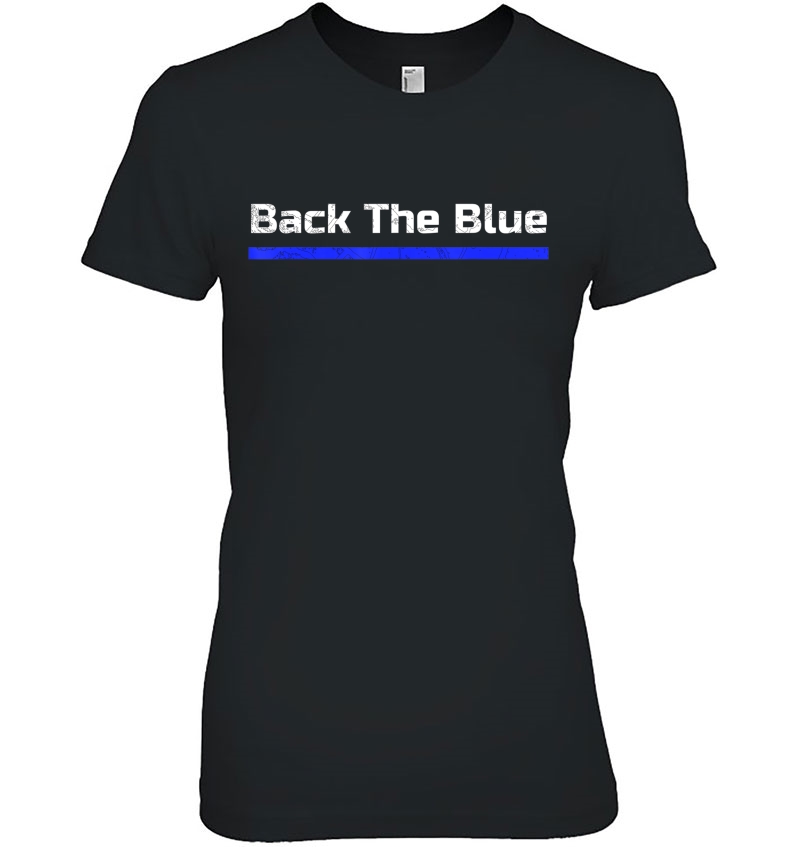 Back The Blue Police Support Thin Blue Line Defend Cops Hoodie