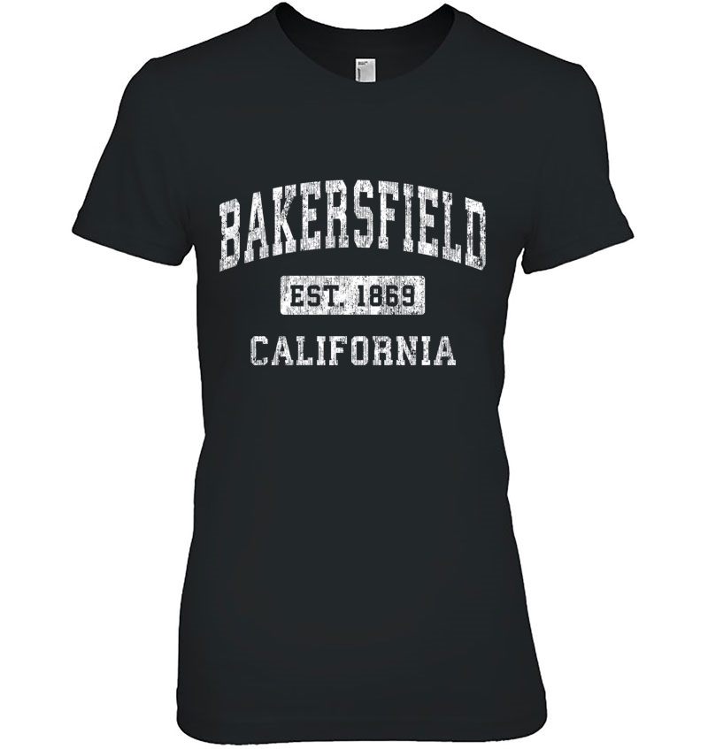 Bakersfield California Ca Vintage Established Sports Design Pullover Hoodie