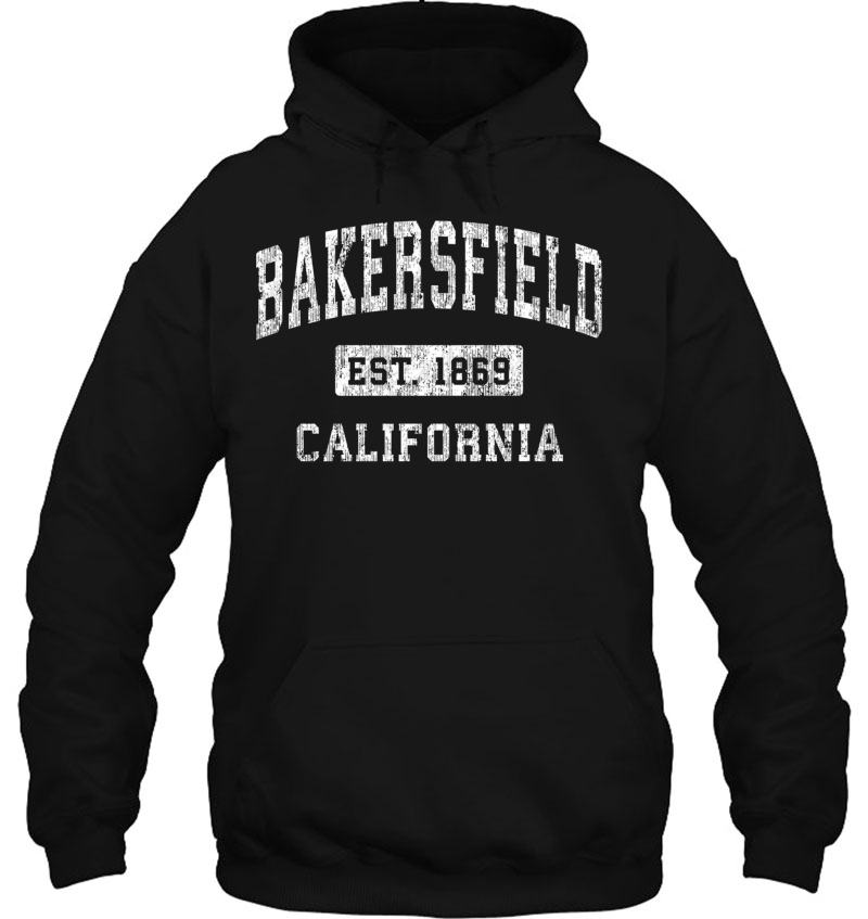 Bakersfield California Ca Vintage Established Sports Design Pullover Mugs