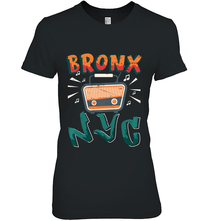 Bronx, New York Design - Nyc Boombox Graffiti Lettering Pullover Hoodie