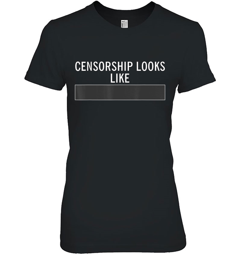 Censorship Looks Like Blank Free Speech Quote 1St Amendment Hoodie