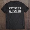 Christian Quote For Men Fitness & Faith Committed To Both Premium Tee