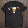 Coffee Lifting Donuts Funny Food Snatch Squat Barbell Gym Tee