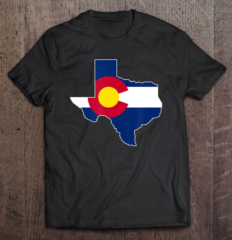 Texas State Colorado Flag T-Shirt 