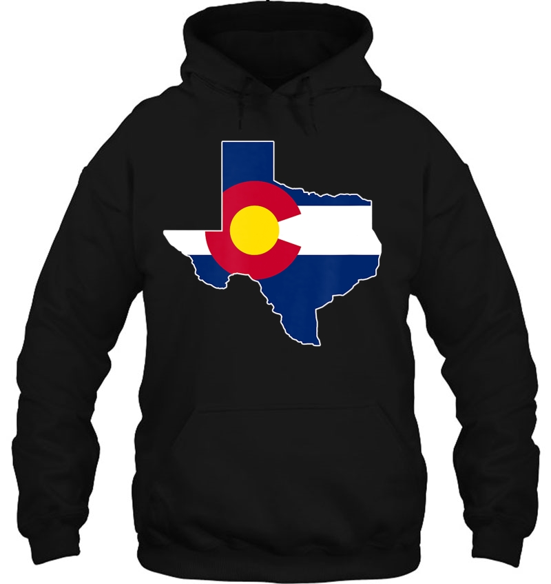 Colorado Flag Texas Outline - Texas Colorado Graphic Mugs