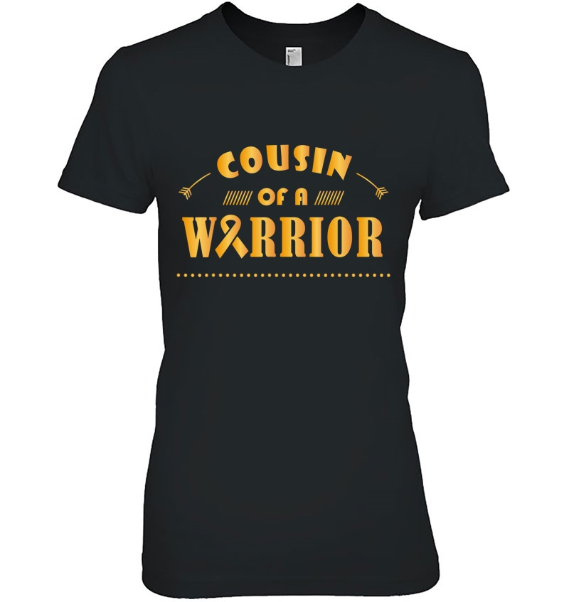 Cousin Of A Warrior, Childhood Cancer Awareness Shirts Hoodie