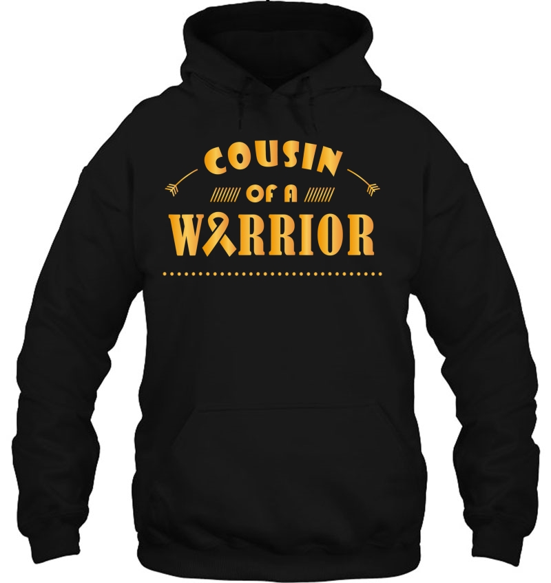 Cousin Of A Warrior, Childhood Cancer Awareness Shirts Mugs