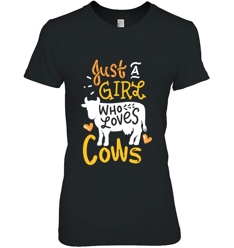 Cow Farmer Girl Gift Pullover Hoodie