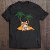 Cute Chibi Style Kawaii Anime Girl On The Beach Tee