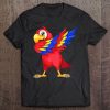 Dabbing Parrot Funny Talking Macaw Dab Dance Gift Tee