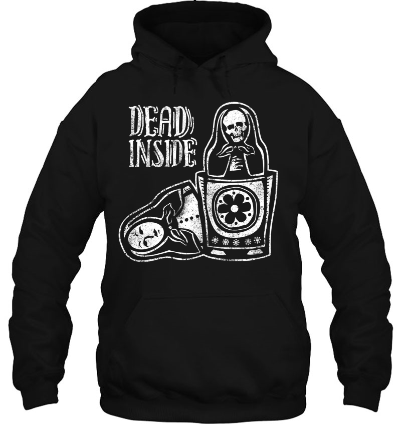 Dead Inside Matryoshka Doll Skull - Blackcraft Clothing Gift Mugs