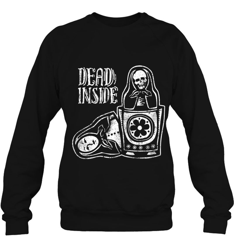 Dead Inside Matryoshka Doll Skull - Blackcraft Clothing Gift Mugs