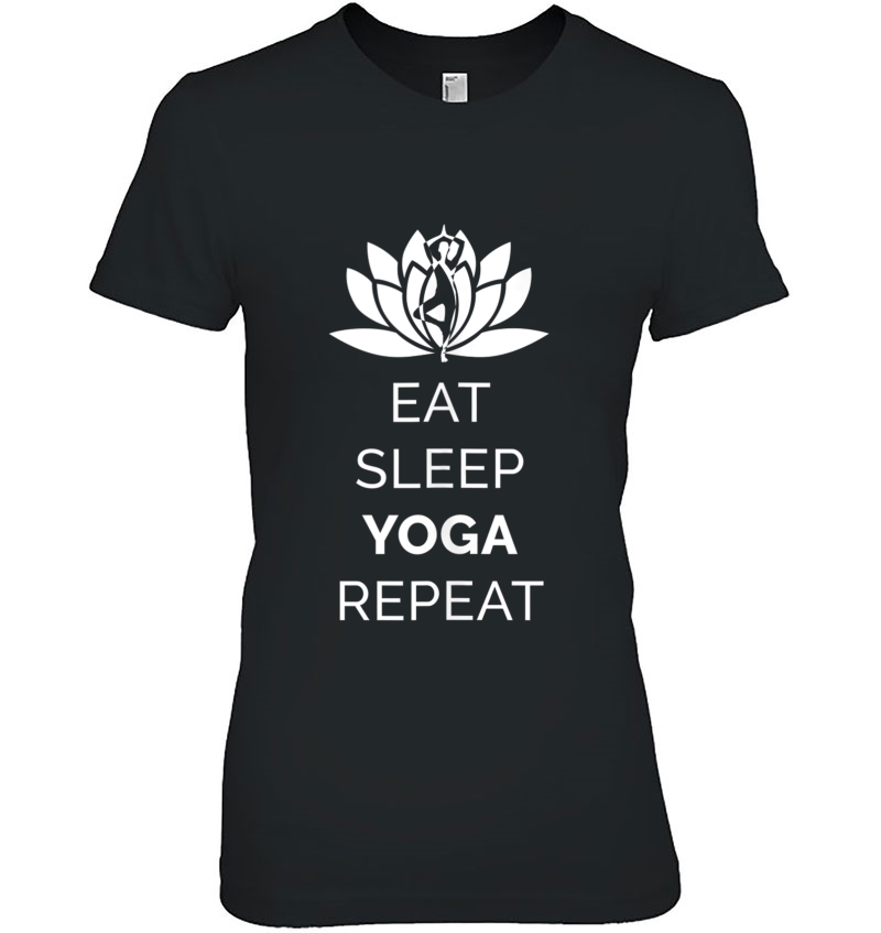 Eat Sleep Yoga Repeat Tank Top Hoodie