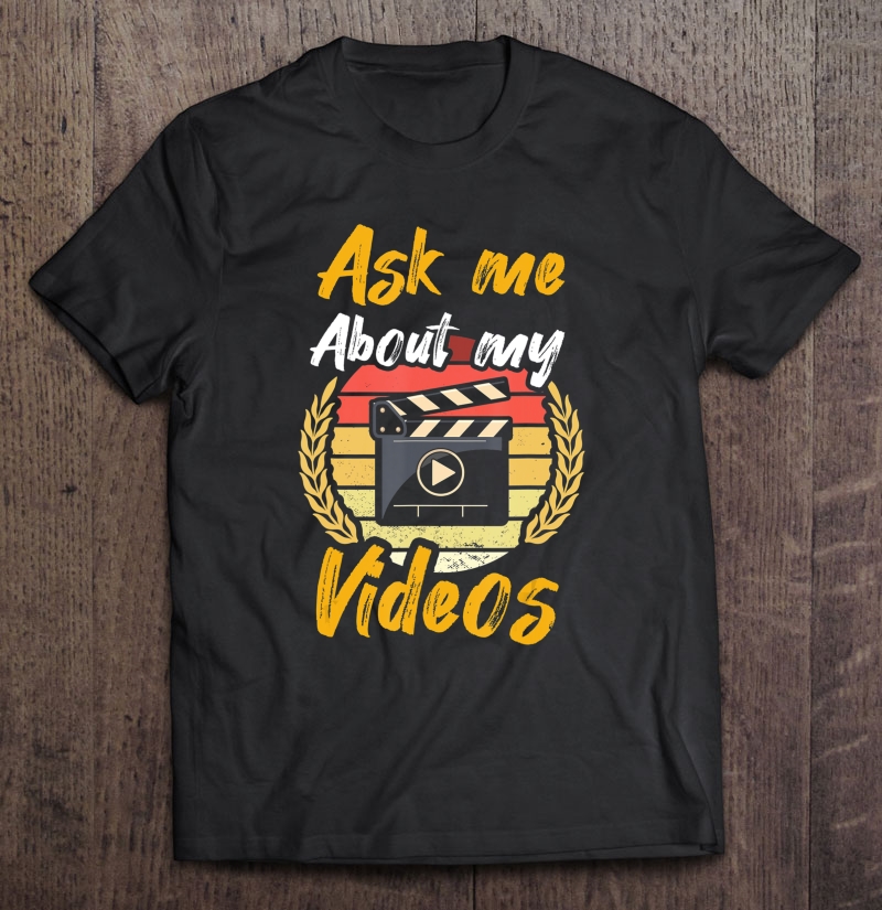 Filmmaker Video Shirt Funny Content Creator Editor Gift Shirt