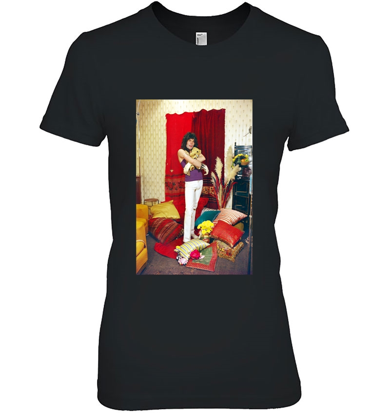 Freddie Mercury Official Vintage Pillow Photo Ladies Tee