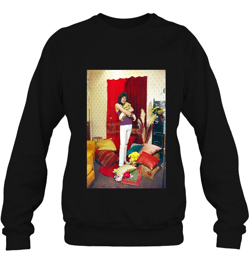 Freddie Mercury Official Vintage Pillow Photo Sweatshirt