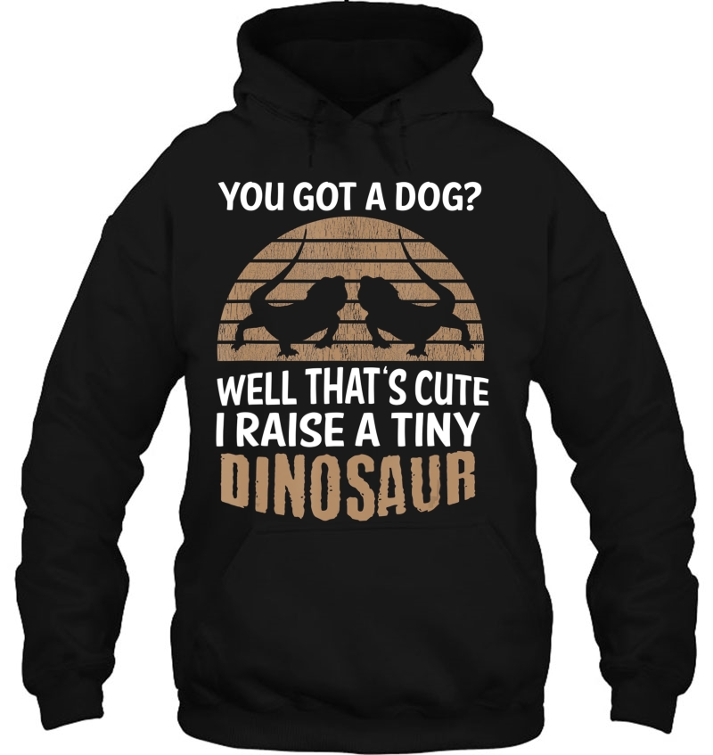 Funny Bearded Dragon Graphic Pets Lizard Lover Reptile Gift Hoodie