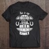 Funny Horseshoe Playing Beer Drinking Trash Talking Gift Tee