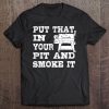 Funny Pellet Smoker Bbq Pit Gift Grill For Meat Smoking Love Tee