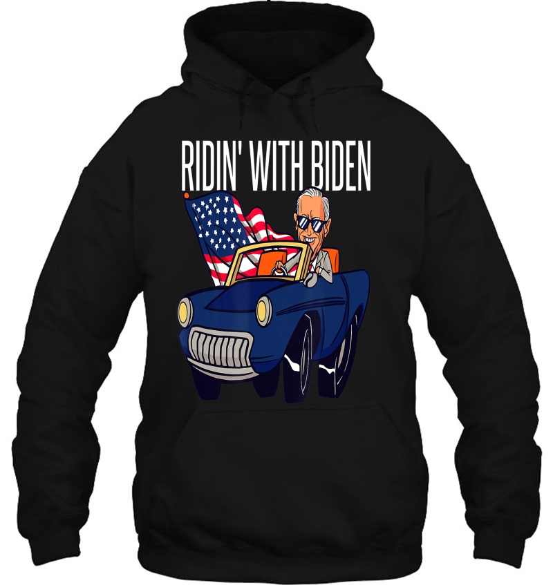 Funny Riding With Joe Biden 4Th Of July Usa Flag Car 2020 Mugs