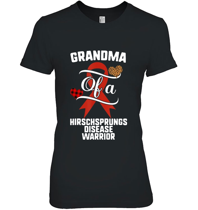 Grandma Hirschsprungs Disease Awareness Leopard Buffalo Gift Hoodie