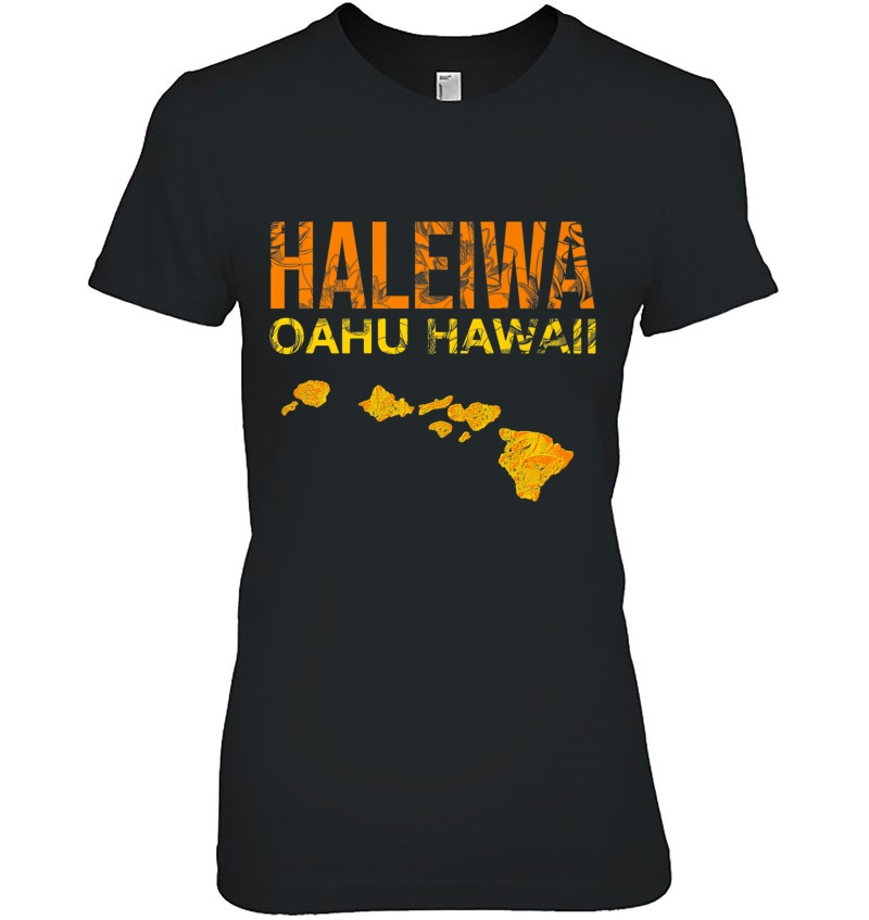 Haleiwa Hawaii Oahu Hawaiian Islands Surf Premium Hoodie