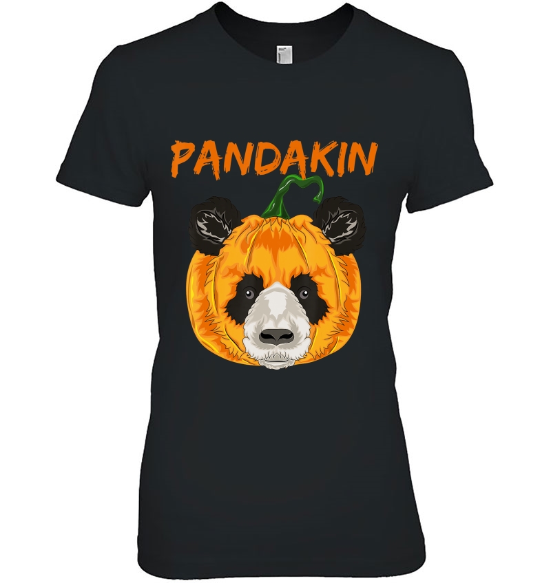 Halloween Panda Pumpkin Funny Party Costume Pandakin Hoodie