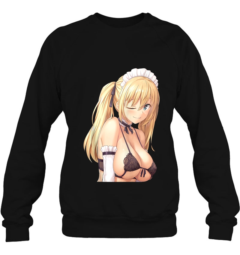 Hentai Maid Waifu  Japanese Anime Ecchi Otaku Art Tank Top Mugs