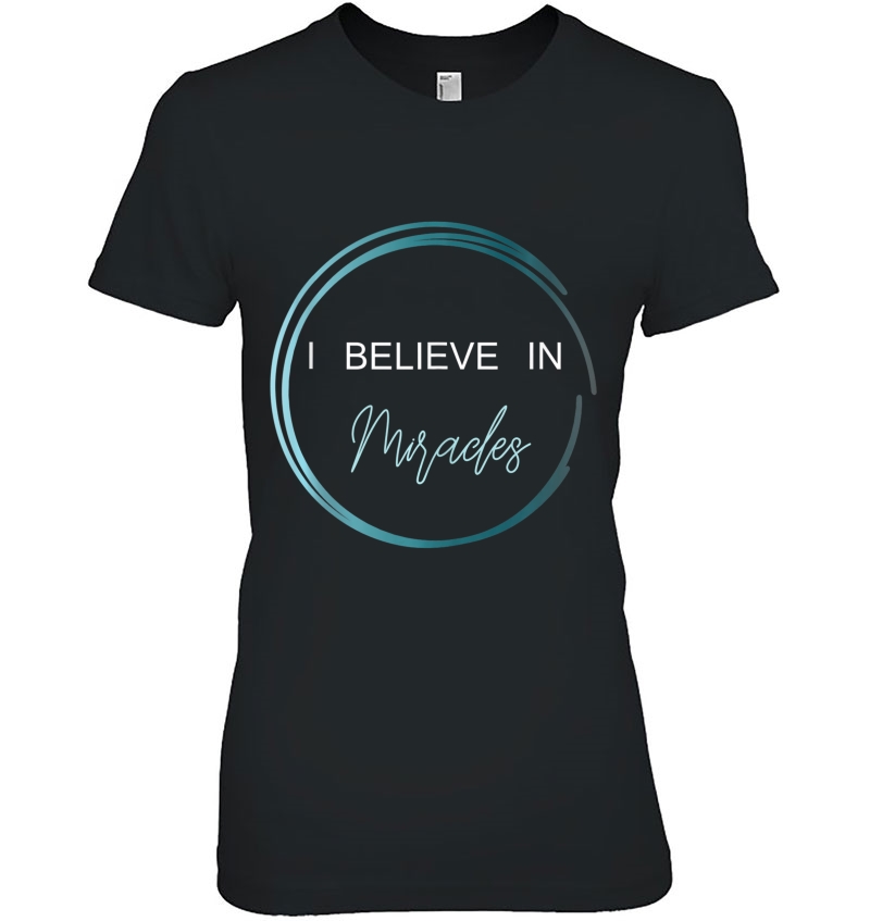 I Believe In Miracles Inspirational Tank Top Hoodie