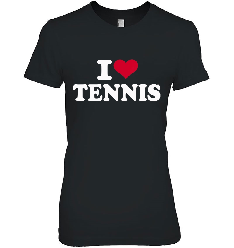 I Love Tennis Hoodie