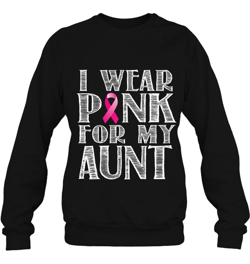 I Wear Pink For My Aunt Breast Cancer Awareness Mugs