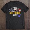 I'm A Proud Air Force Aunt American Flag Gift For Veteran Tee