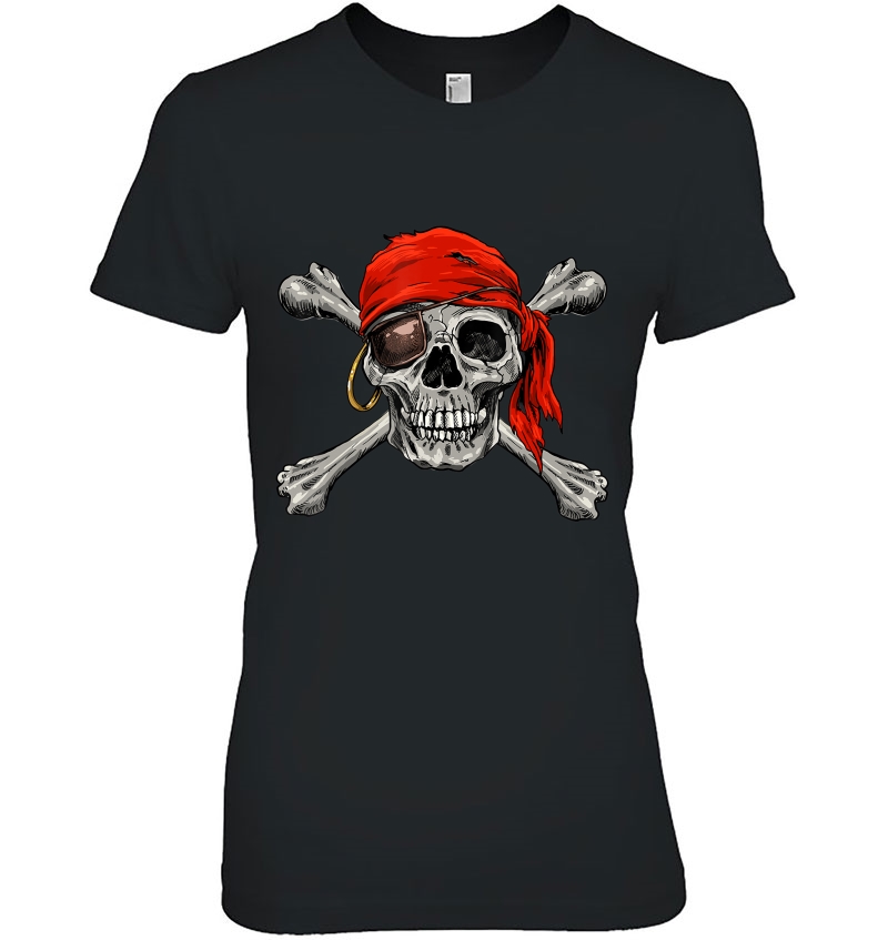 Jolly Roger Skull & Crossbones Halloween Shirt Pirate Flag Hoodie