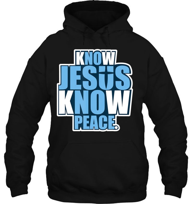 Know Jesus Know Peace Shirt Christ Faith Retro Mugs