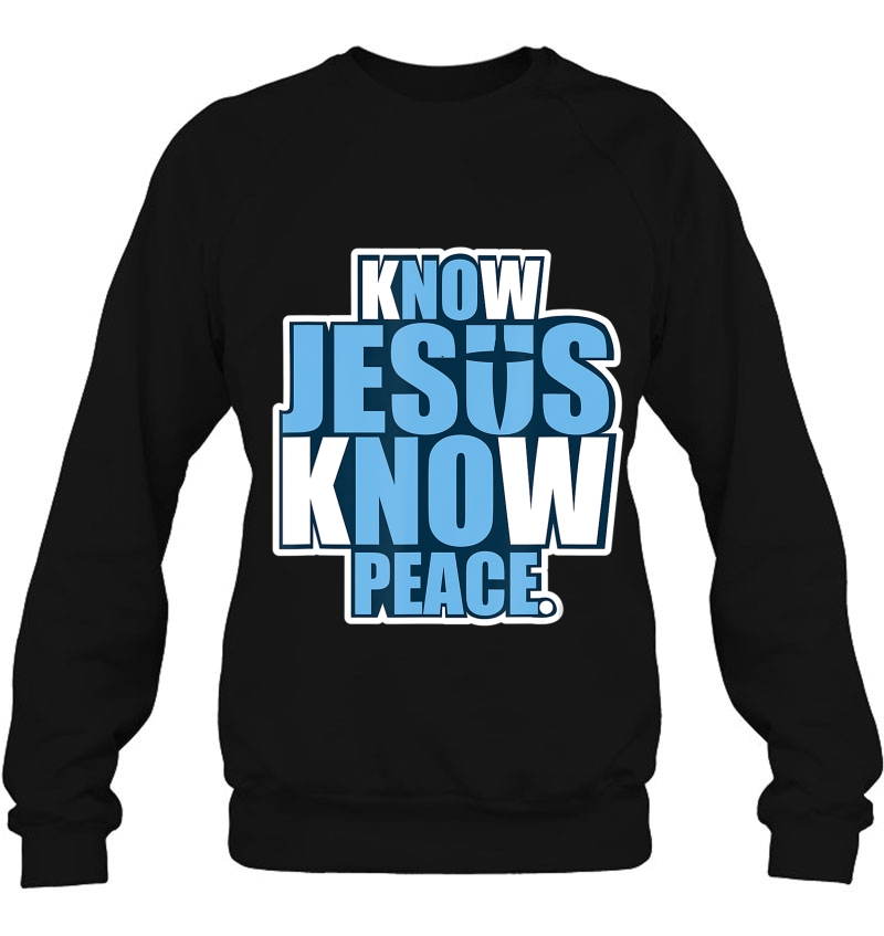 Know Jesus Know Peace Shirt Christ Faith Retro Mugs