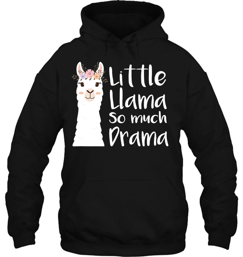 Little Llama So Much Drama Shirt Bohemian Family Tribe Girls Mugs