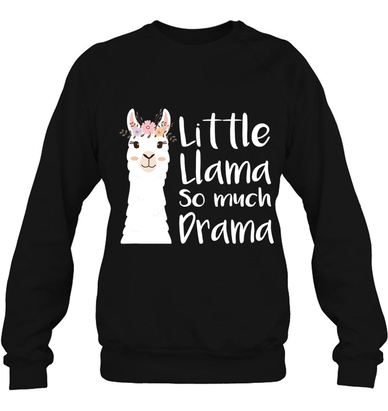 Little Llama So Much Drama Shirt Bohemian Family Tribe Girls Mugs